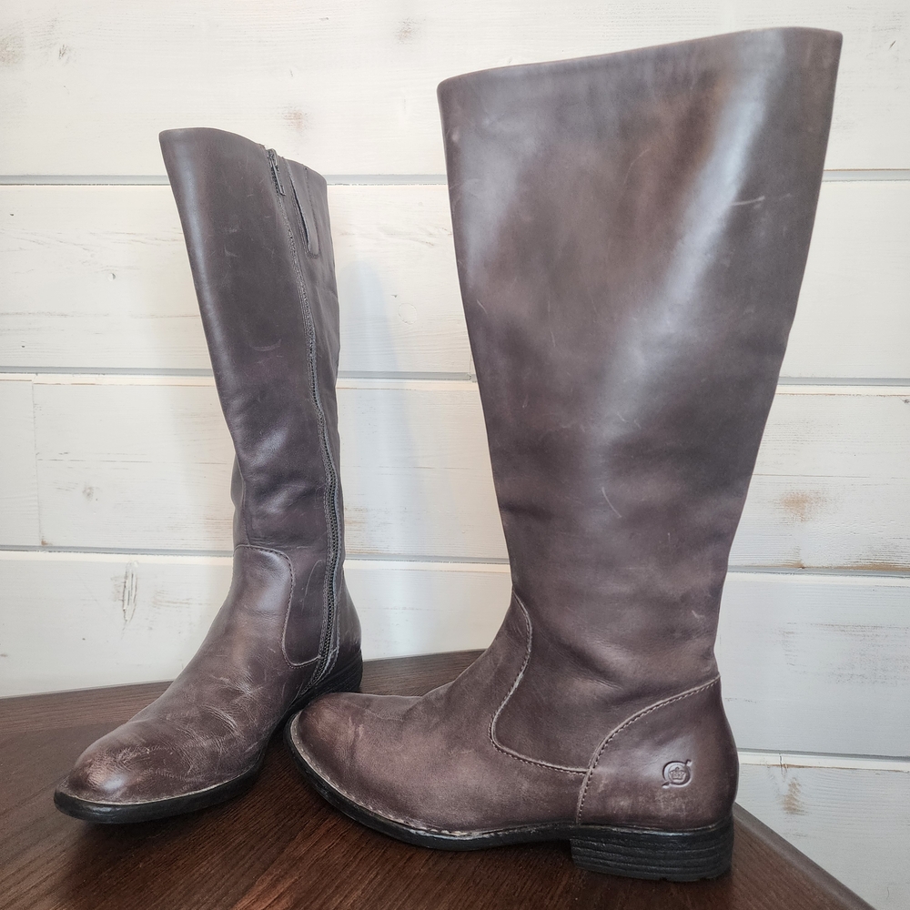 Born 15" Leather Boots 8M